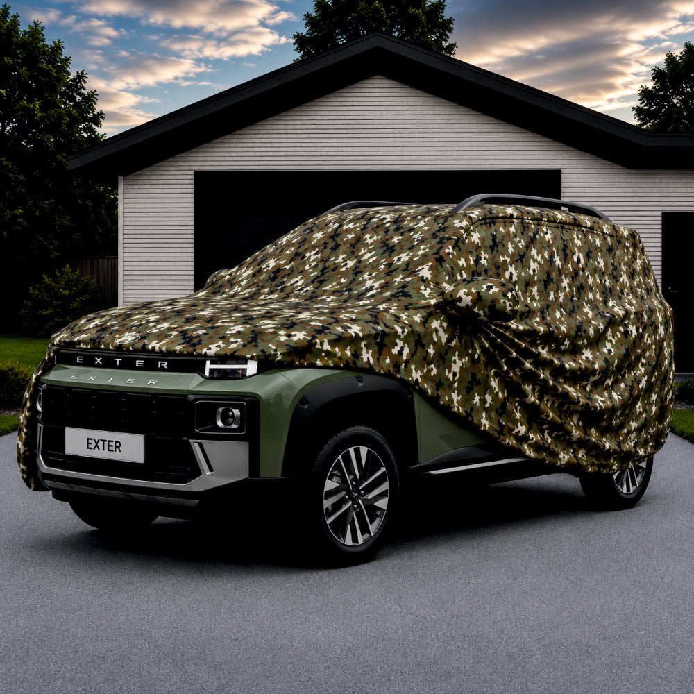 Car Full Body Cover for Hyundai Exter -COVER_NEXON_A10_CAMO
