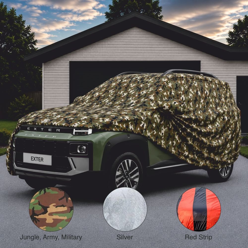 Car Full Body Cover for Hyundai Exter -COVER_NEXON_A10_CAMO