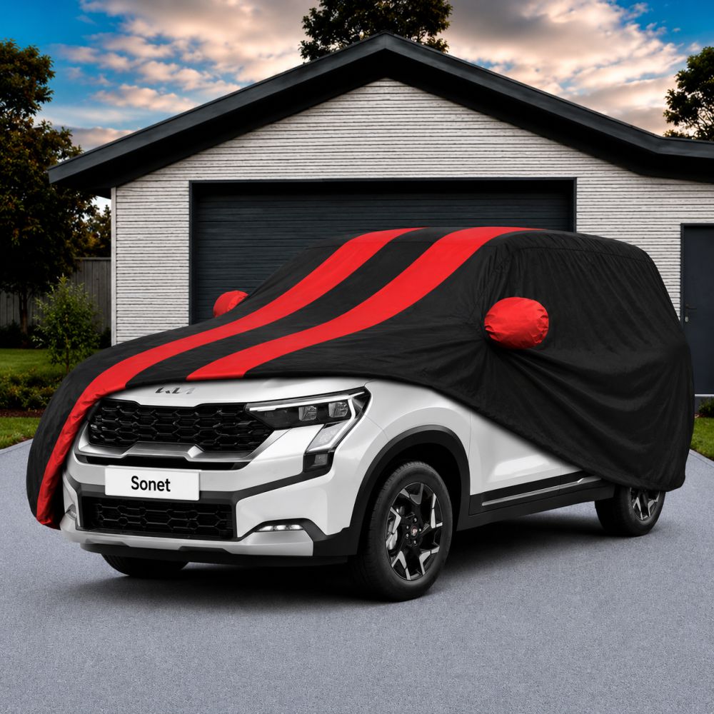 Car Full Body Cover for Kia Sonet -COVER_SONET_A10_STRP