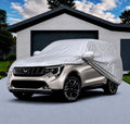 Car Full Body Cover for Mahindra XUV 700 -COVER_7OO_A7XL_SLVR