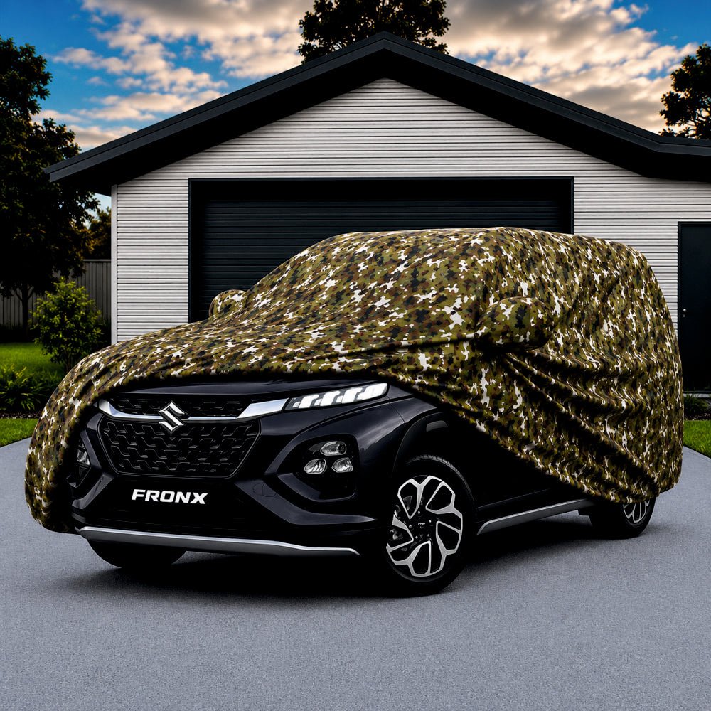 Car Full Body Cover for Maruti Suzuki Fronx -COVER_FRONX_A10_CAMO