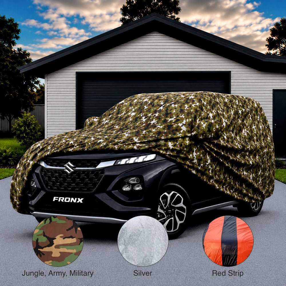 Car Full Body Cover for Maruti Suzuki Fronx -COVER_FRONX_A10_CAMO