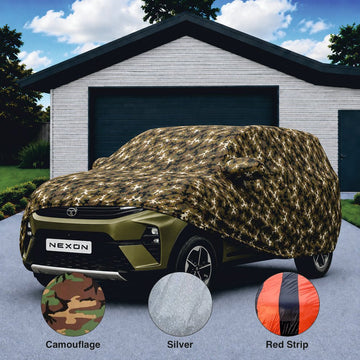 Car Full Body Cover for Tata Nexon -COVER_NEXON_A10_CAMO