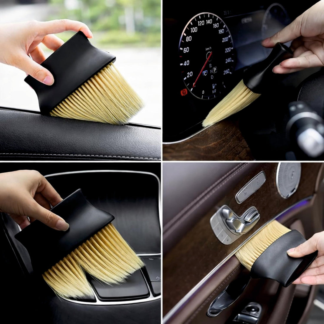 Car Interior Cleaning Soft Bristle Brush - SOFT_BRUSH