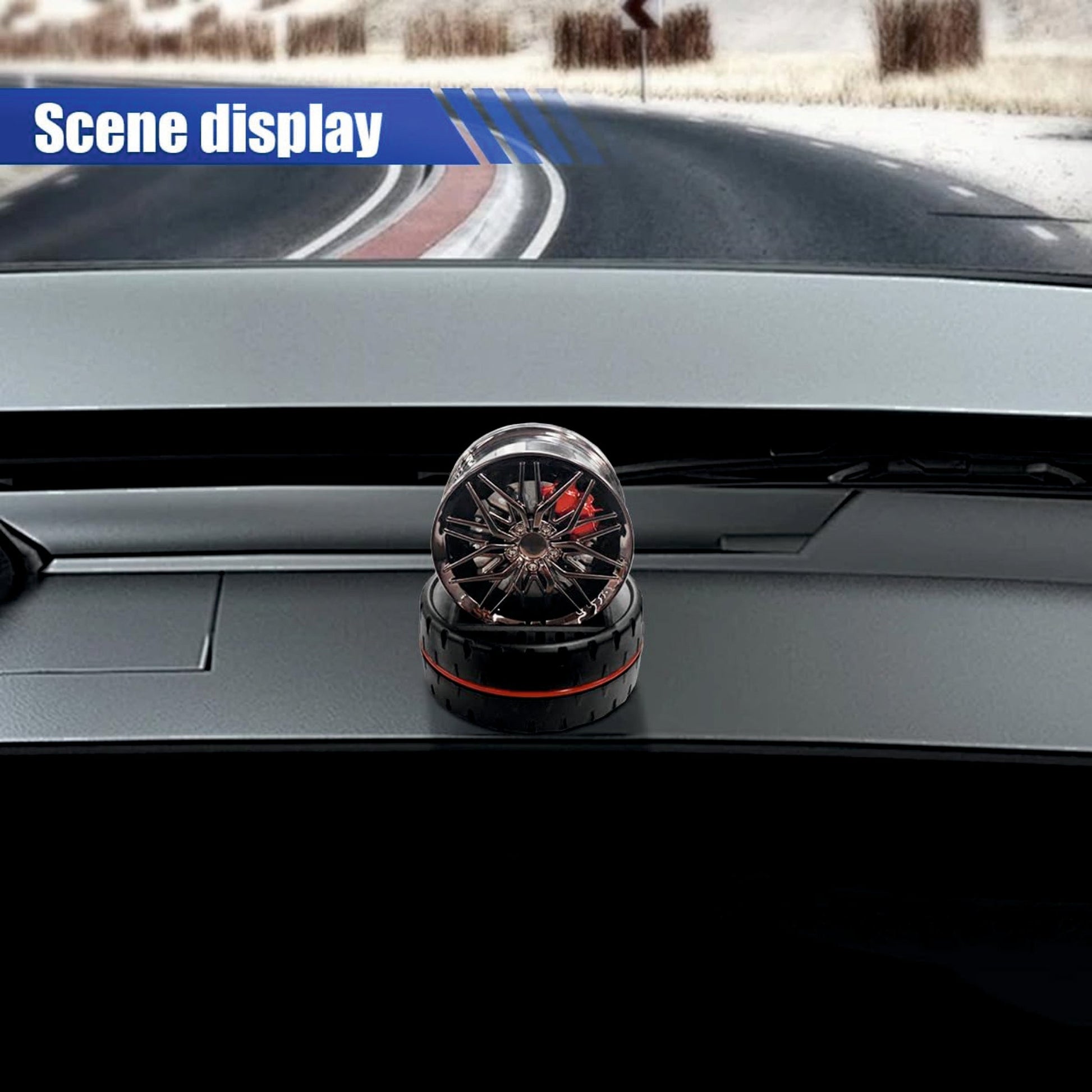 Car Interior Dashboard Accessories Air Freshener Solar Wheel Air Freshener - WHEEL_AIRPERFUME-1