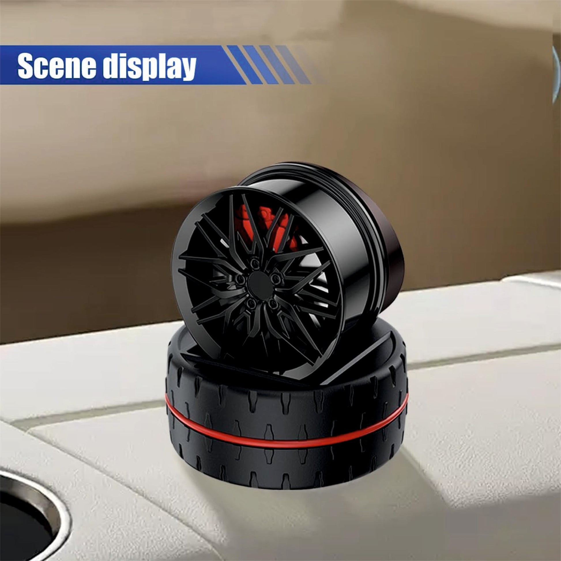 Car Interior Dashboard Accessories Air Freshener Solar Wheel Air Freshener - WHEEL_AIRPERFUME-1