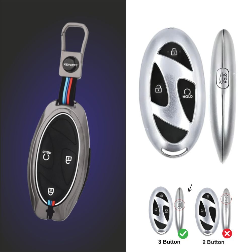 Car Metal Shape Key Cover For Hyundai Cars - KEYCOVER_HYUNDAI_3