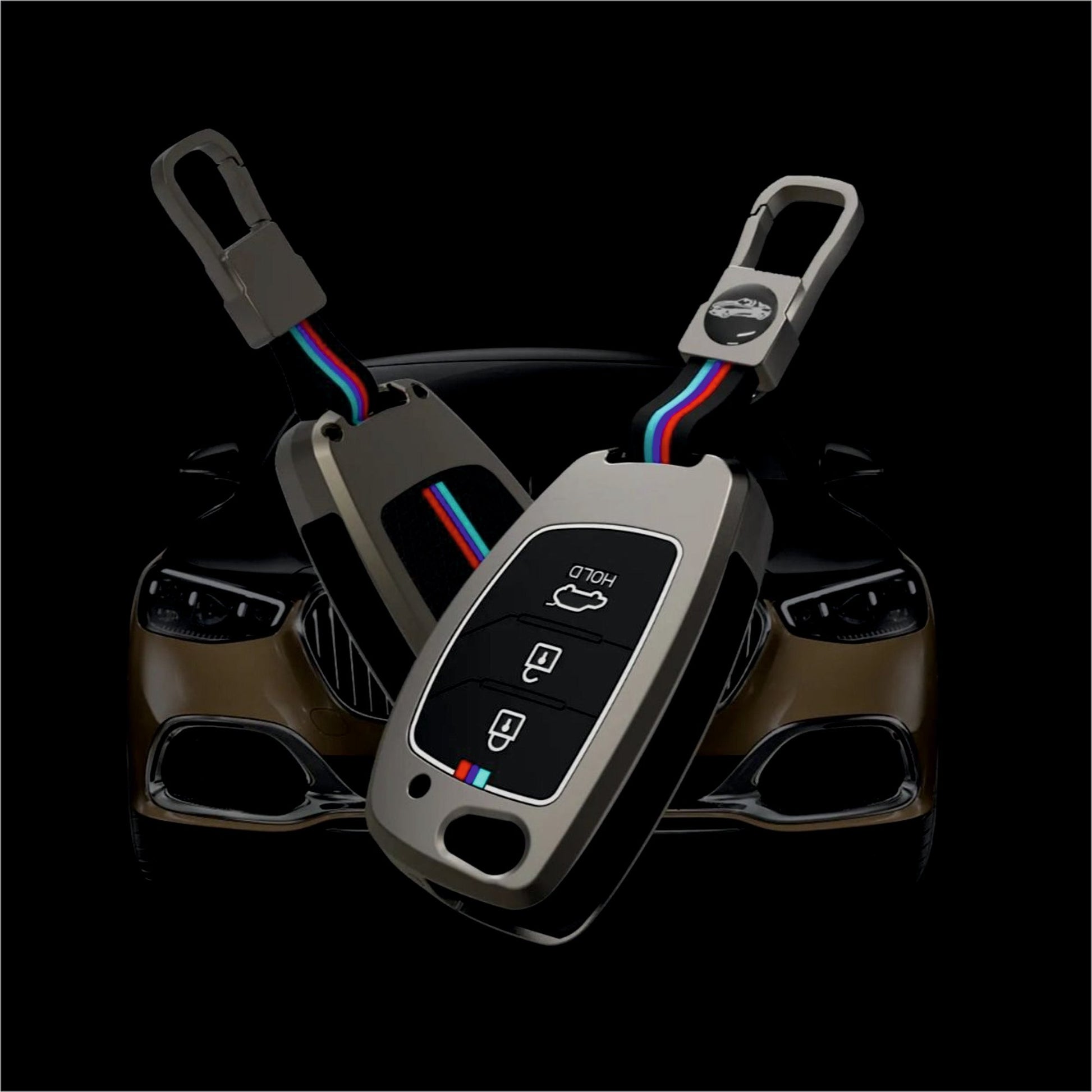 Car Metal Shape Key Cover For Hyundai Cars - KEYCOVER_HYUNDAI_1