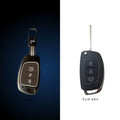 Car Metal Shape Key Cover For Hyundai Cars - KEYCOVER_HYUNDAI_D1_MB