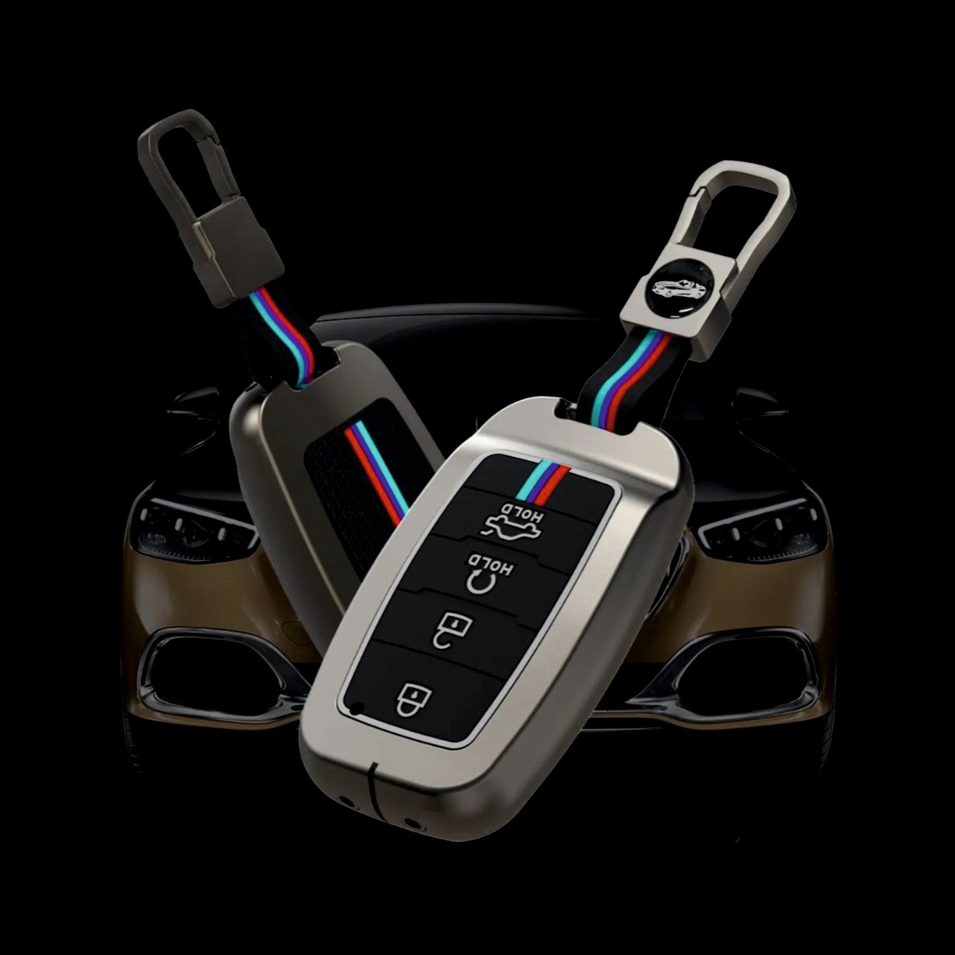 Car Metal Shape Key Cover For Kia Cars - KIA_KEYCOVER_D1