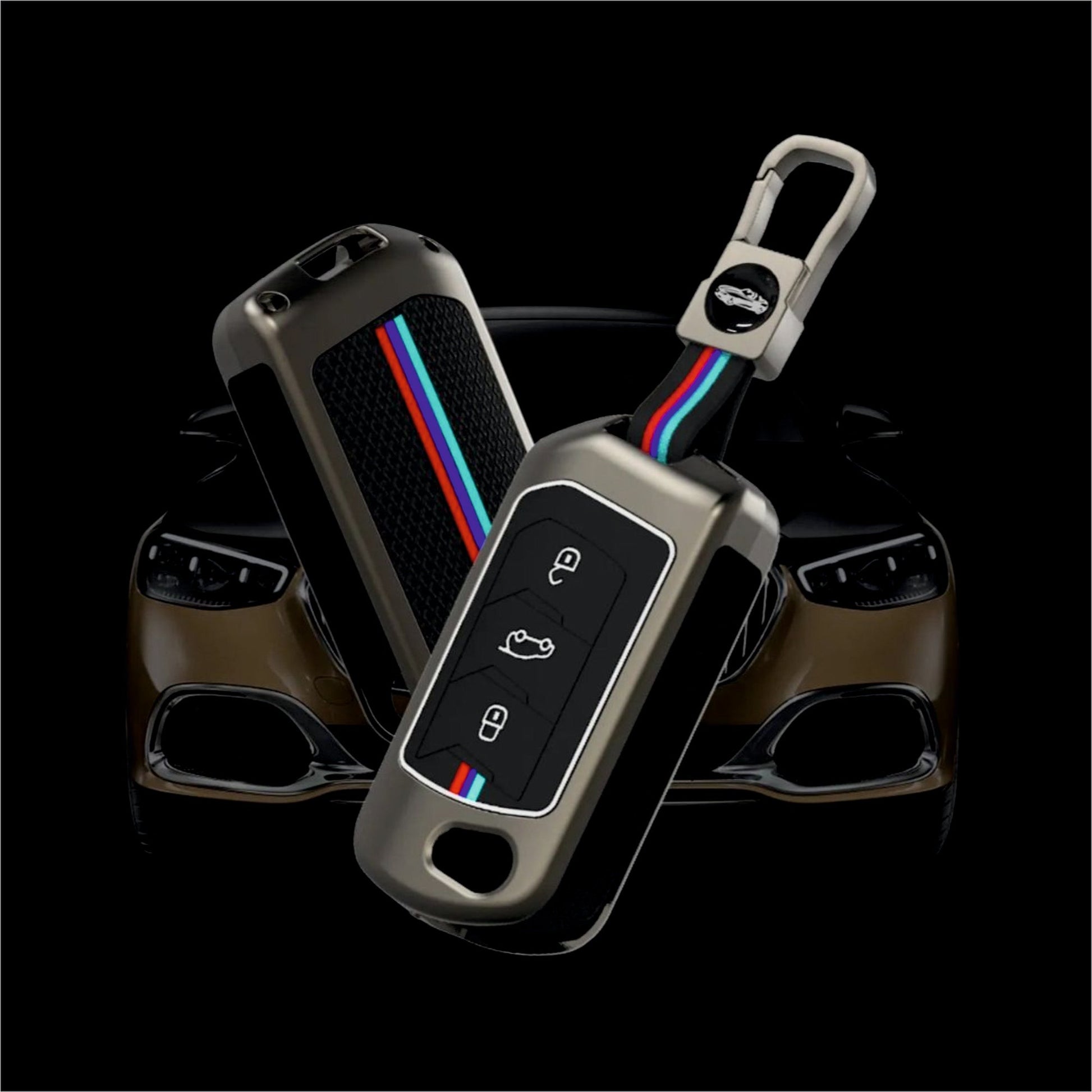 Car Metal Shape Key Cover For Mahindra Cars - KEYCOVER_MAHINDRA_1