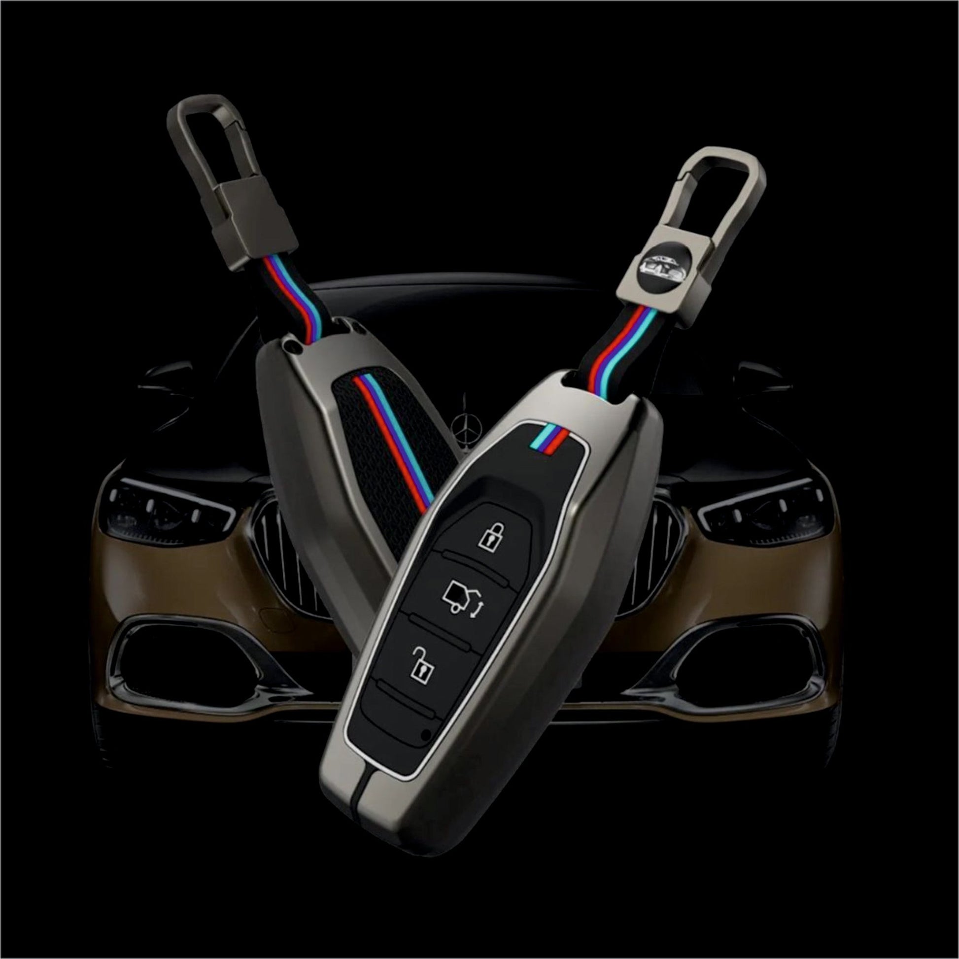 Car Metal Shape Key Cover For Mahindra Cars - KEYCOVER_MAHINDRA_1