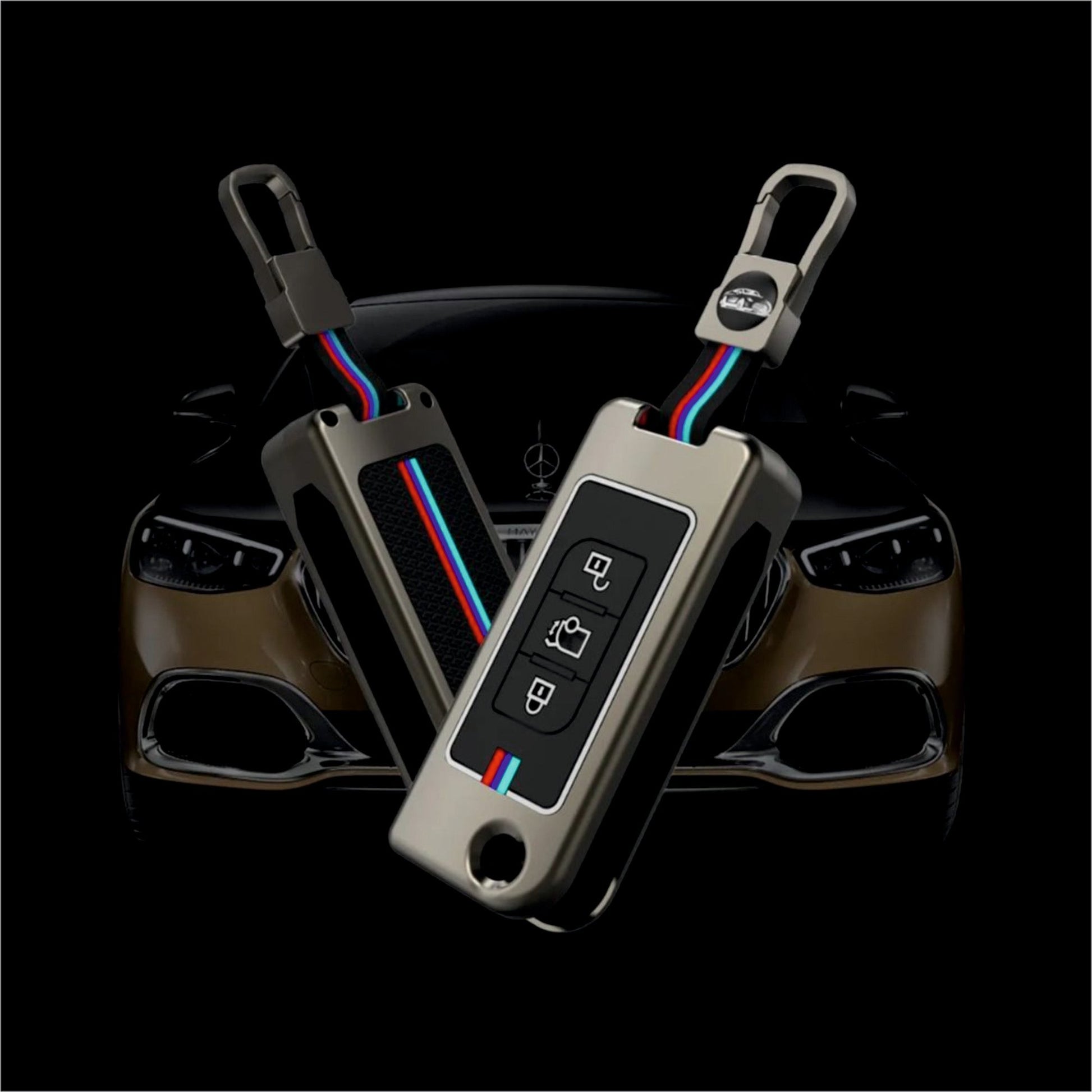 Car Metal Shape Key Cover For Mahindra Cars - KEYCOVER_MAHINDRA_1