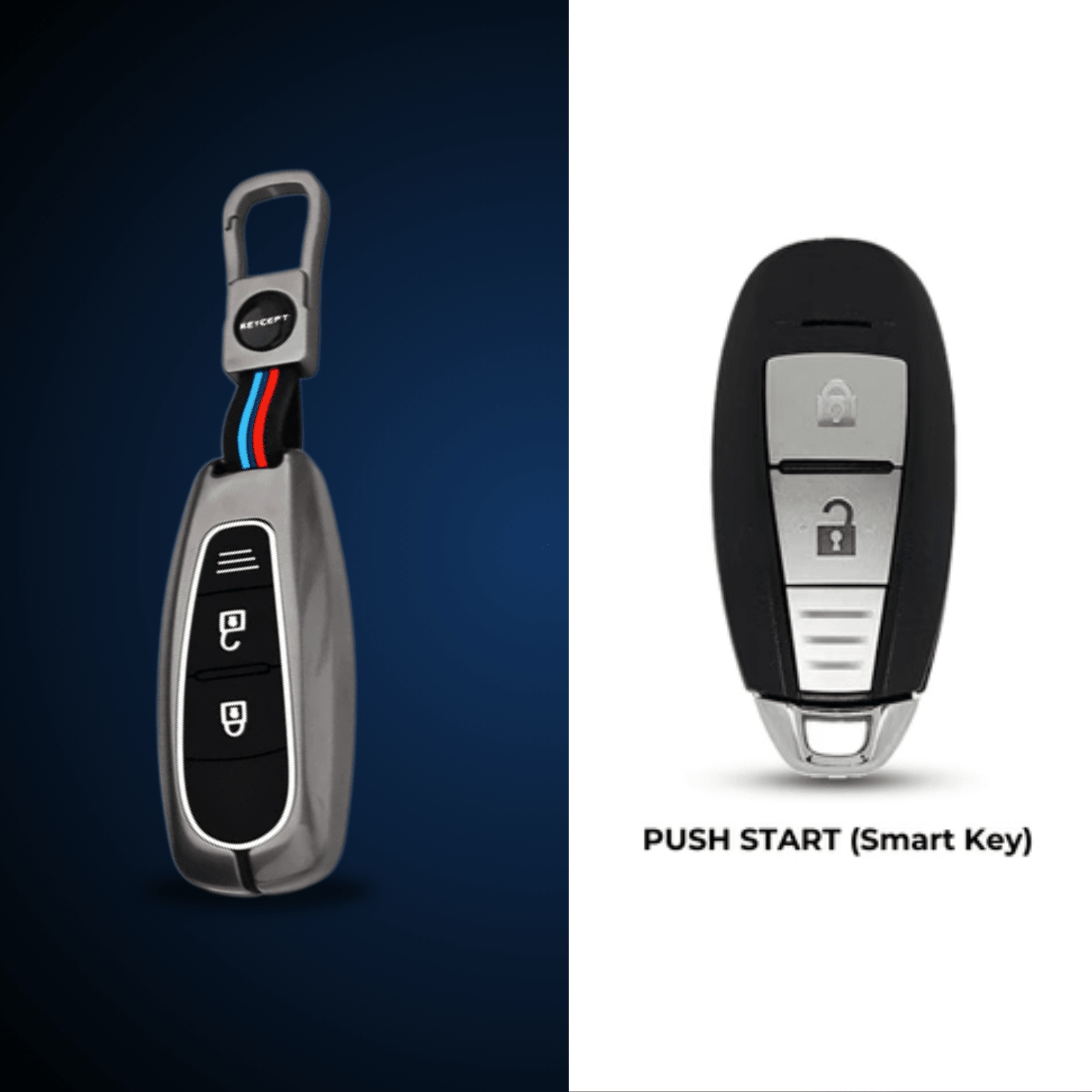 Car Metal Shape Key Cover For Maruti Suzuki Cars - KEY_MARUTI_D1