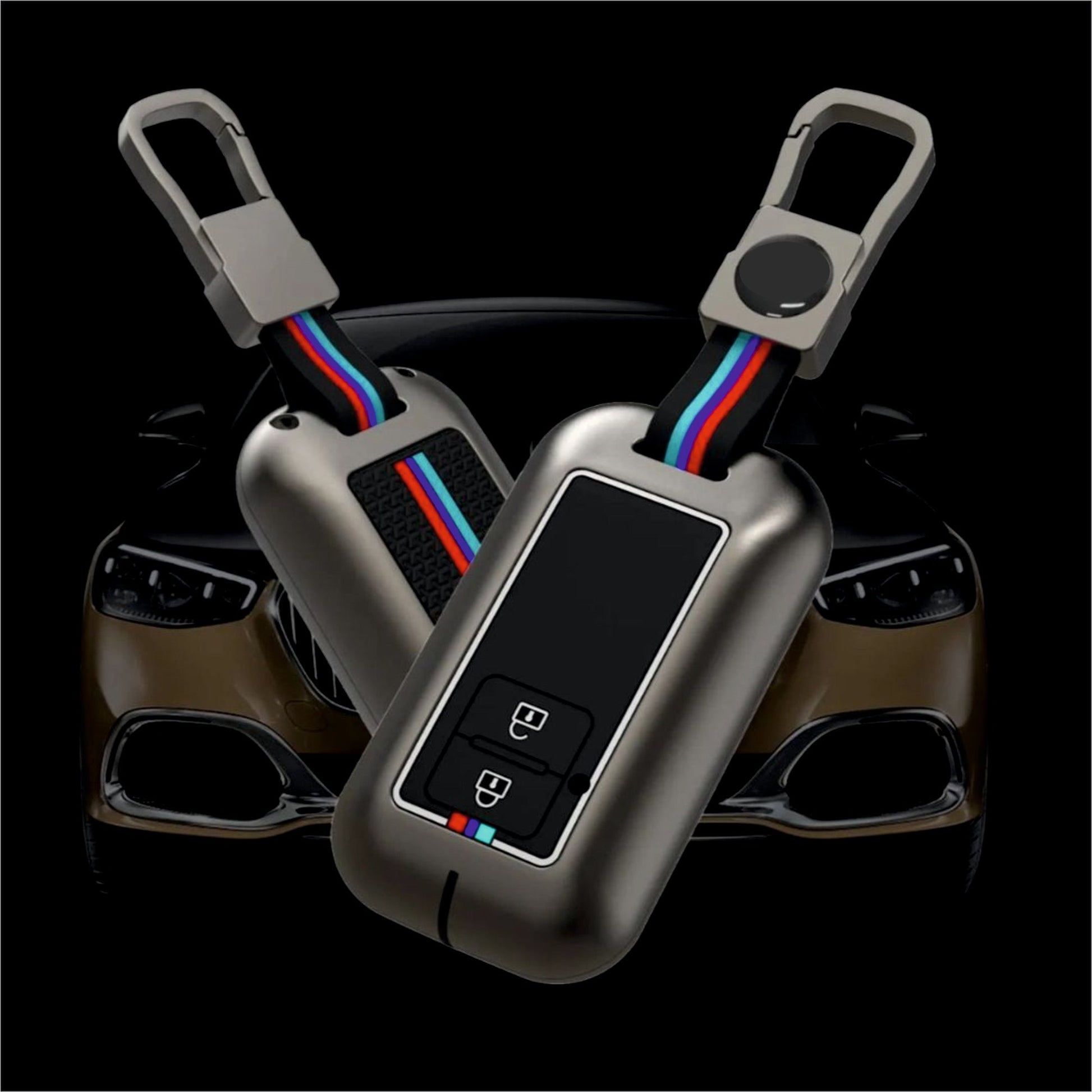 Car Metal Shape Key Cover For Maruti Suzuki Cars - KEY_MARUTI_D1