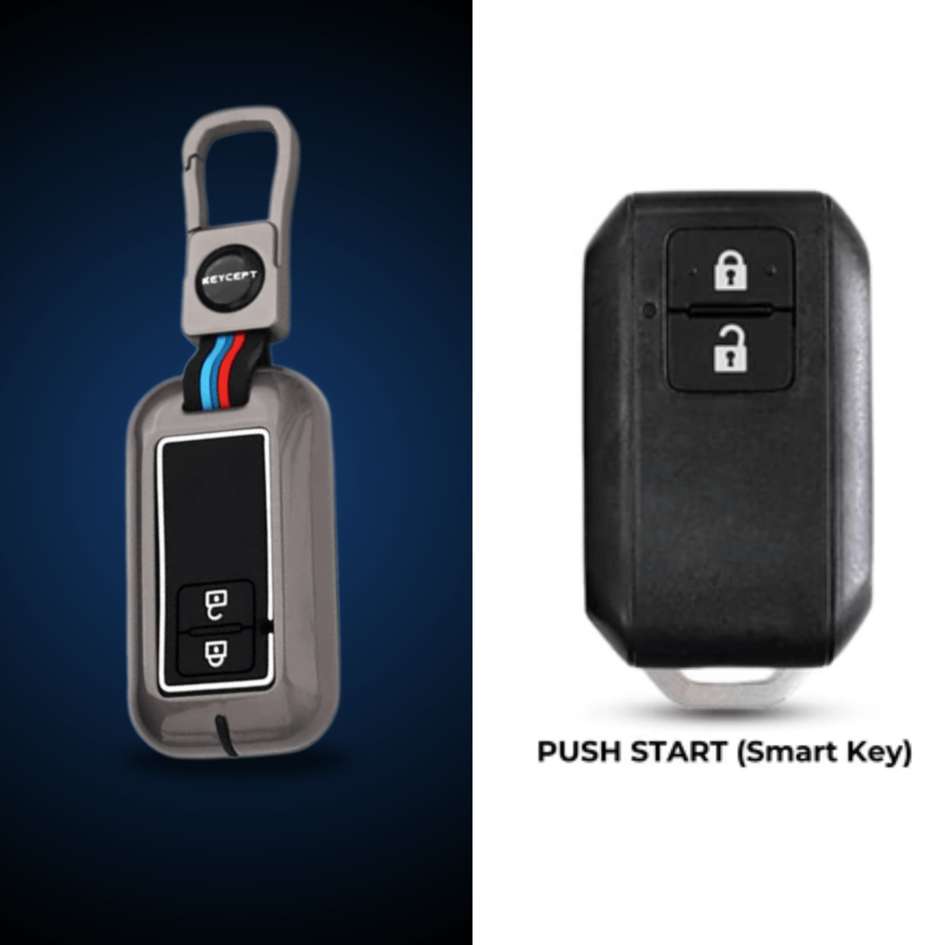 Car Metal Shape Key Cover For Maruti Suzuki Cars - KEY_MARUTI_D1