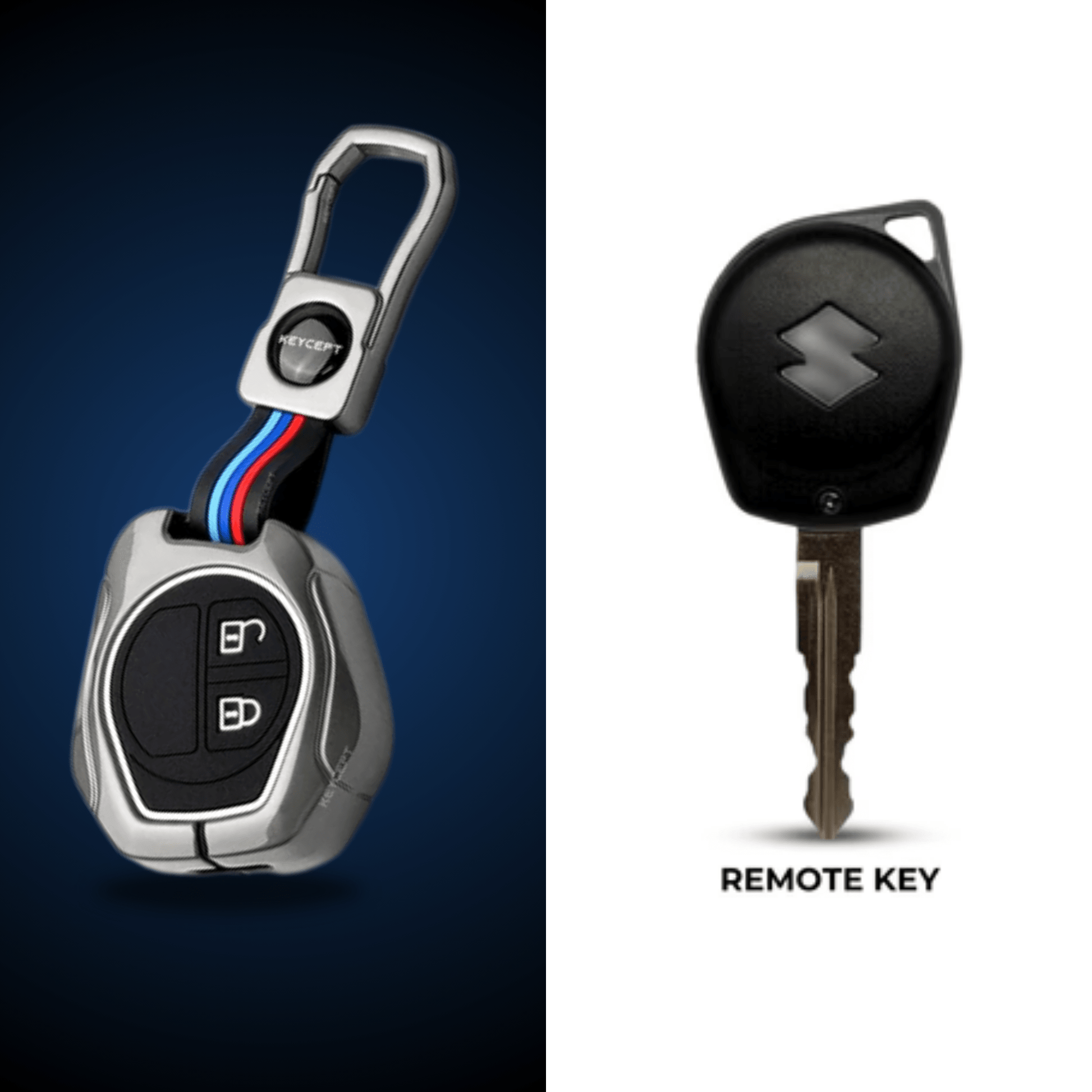 Car Metal Shape Key Cover For Maruti Suzuki Cars - KEY_MARUTI_D1