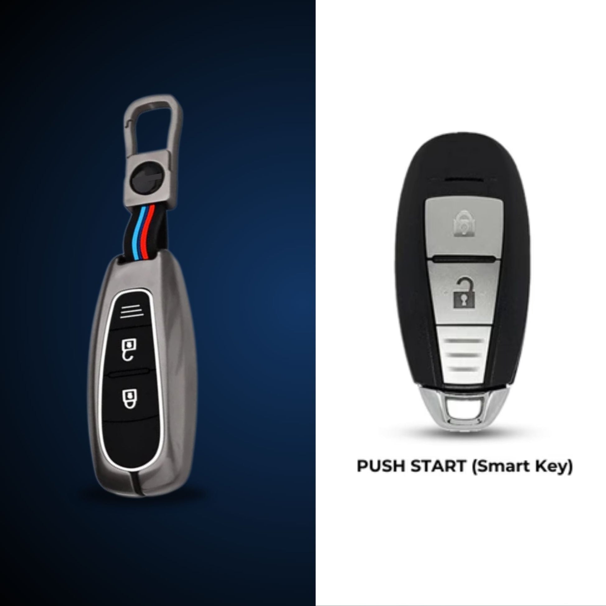 Car Metal Shape Key Cover For Maruti Suzuki Cars - KEY_MARUTI_D3