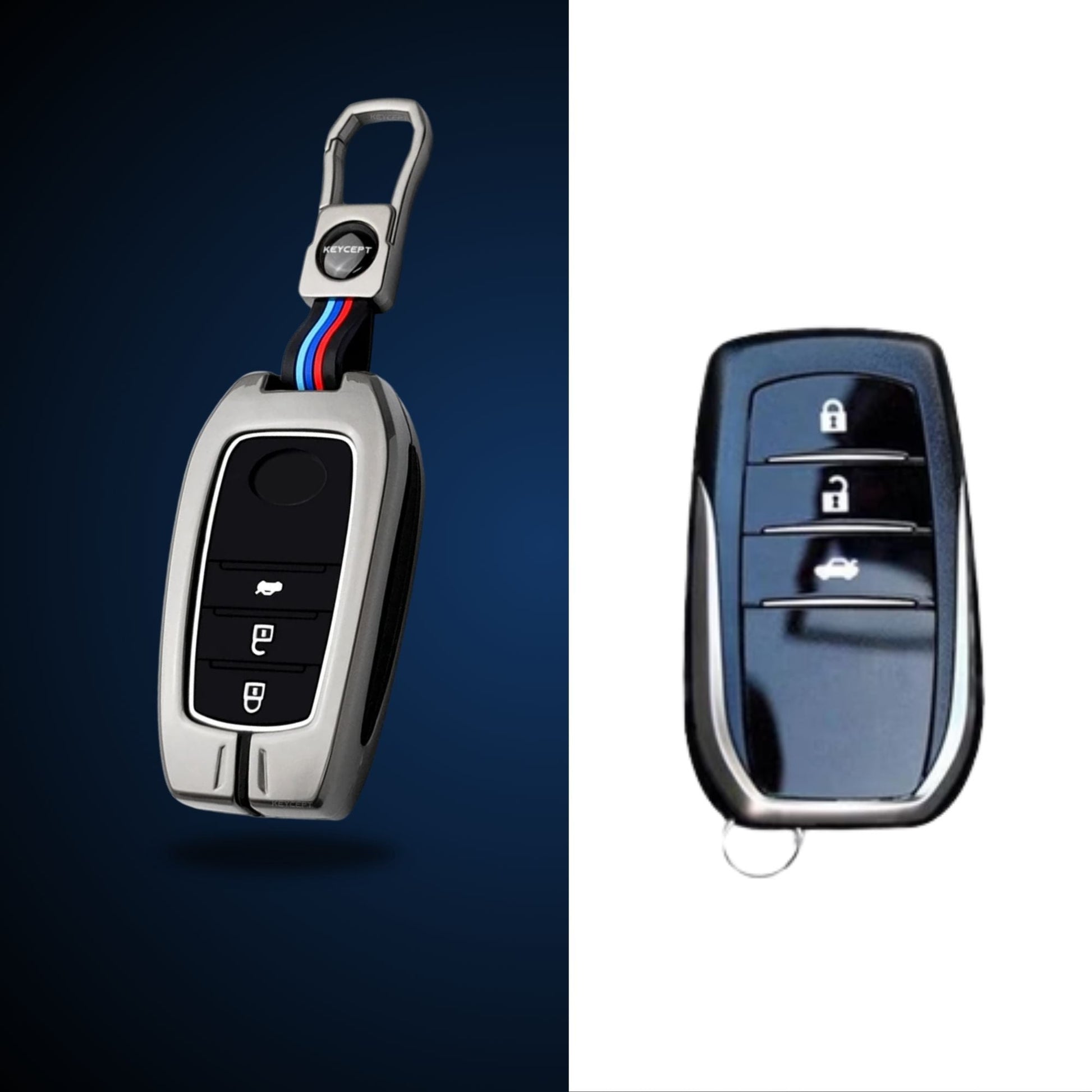 Car Metal Shape Key Cover For Toyota Cars - TOYOTA_KEY_D1