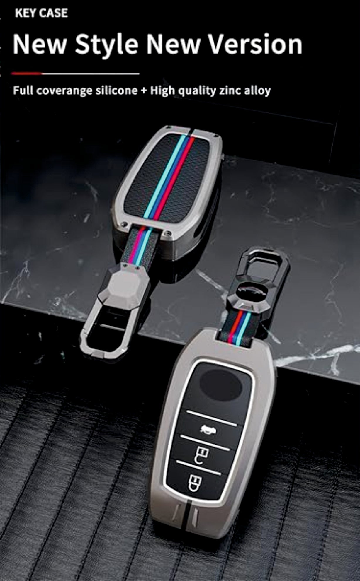 Car Metal Shape Key Cover For Toyota Cars - TOYOTA_KEY_D1