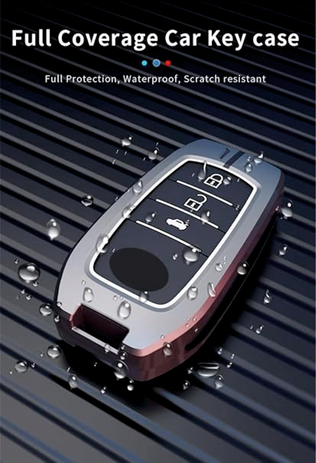 Car Metal Shape Key Cover For Toyota Cars - TOYOTA_KEY_D1
