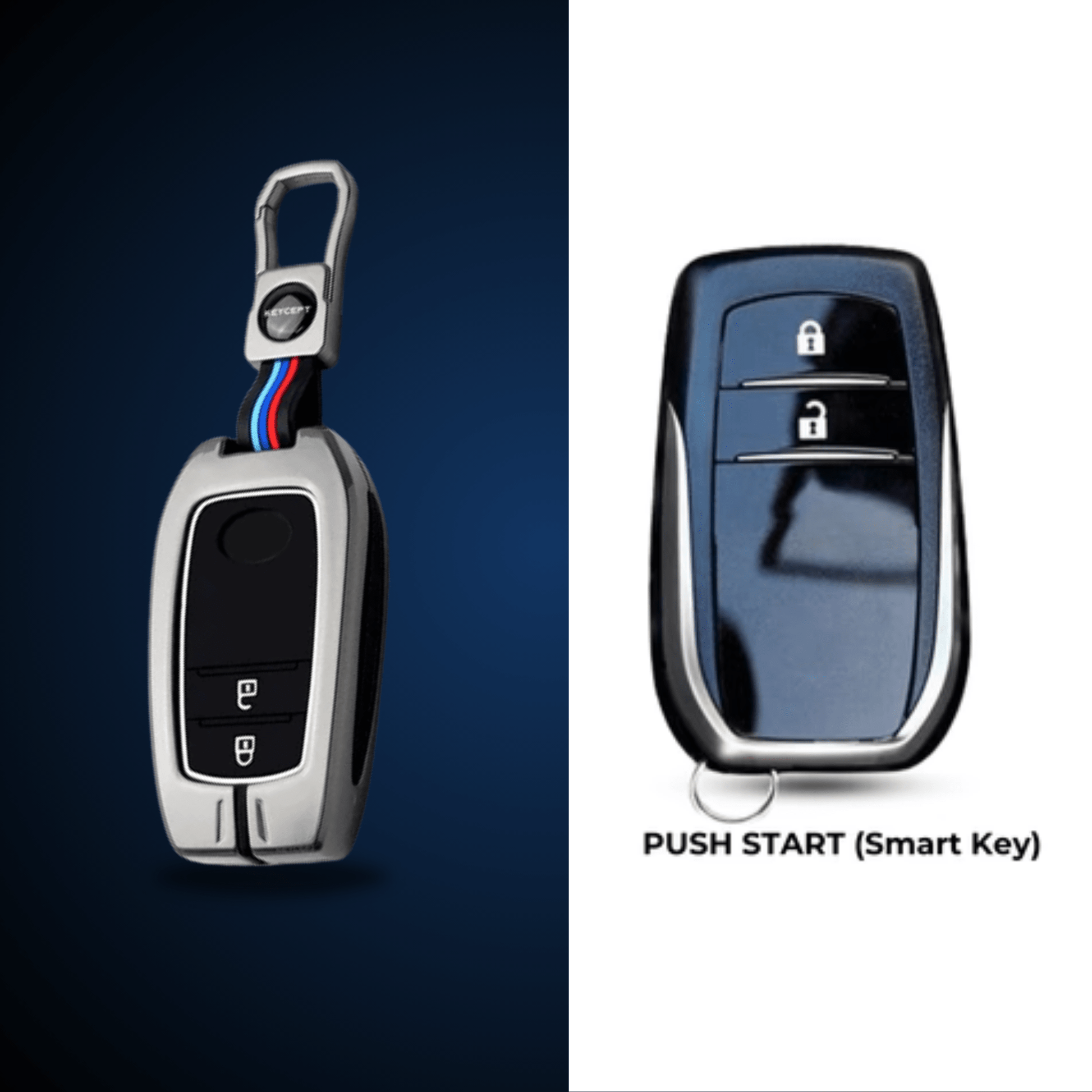 Car Metal Shape Key Cover For Toyota Cars - TOYOTA_KEY_D2