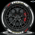 Car Permanent Tire Stickers Fit for All Cars & SUVs - 