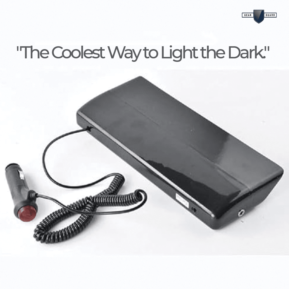 Car Police Emergency Strobe Light with Red Blue White Flasher - POLICE_9LED