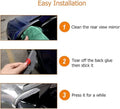 Car Rear View Mirror Rain Guard - 2 Pcs - EYEBROW_CARBON