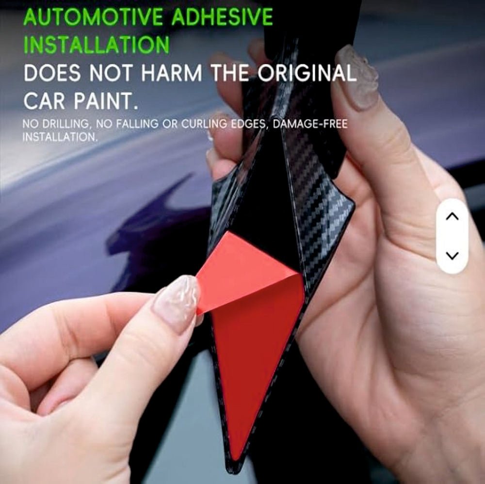 Car Roof Dragon Horn Spoiler -SP_HORN_SLV