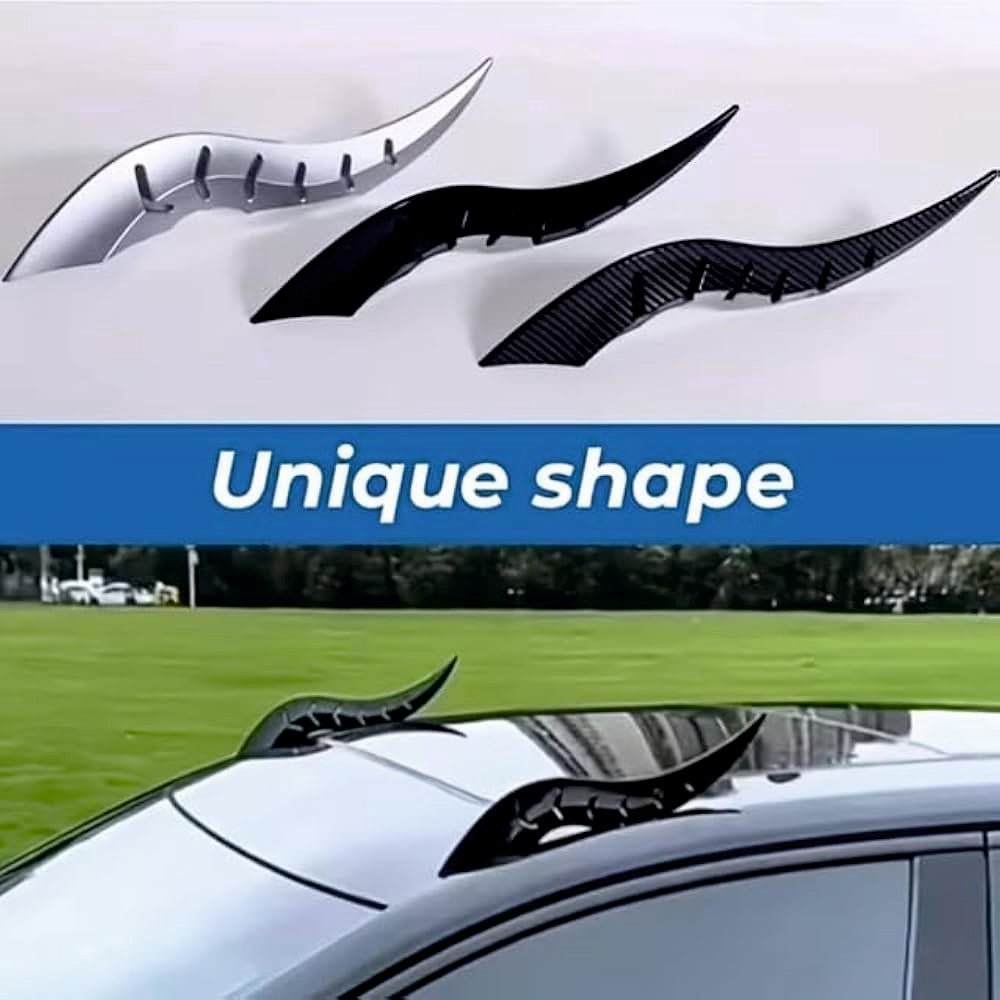 Car Roof Dragon Horn Spoiler -SP_HORN_BLA
