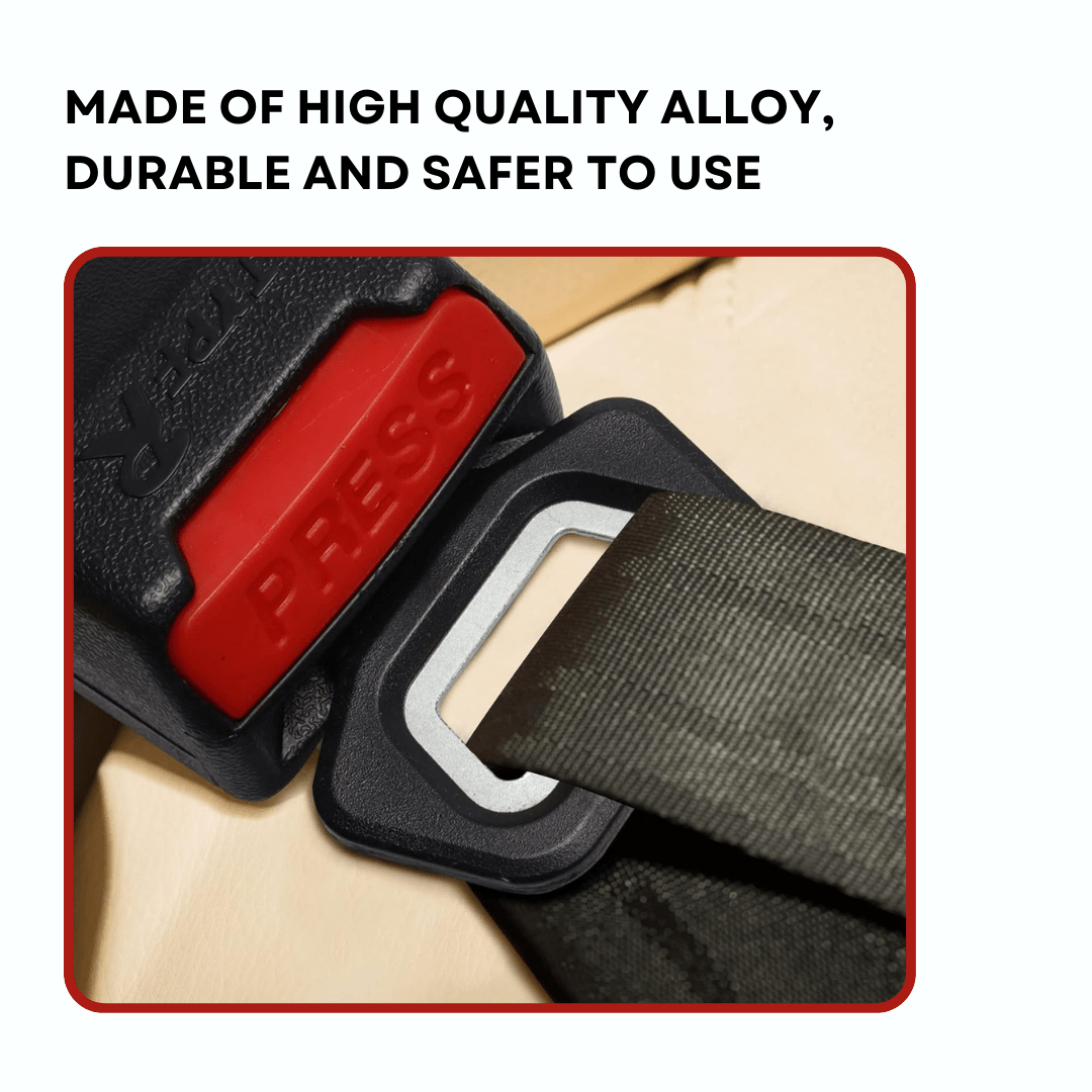 2-Pack Adjustable Seat Belt Shoulder Strap Clips – Universal Car Safety Buckle Accessory