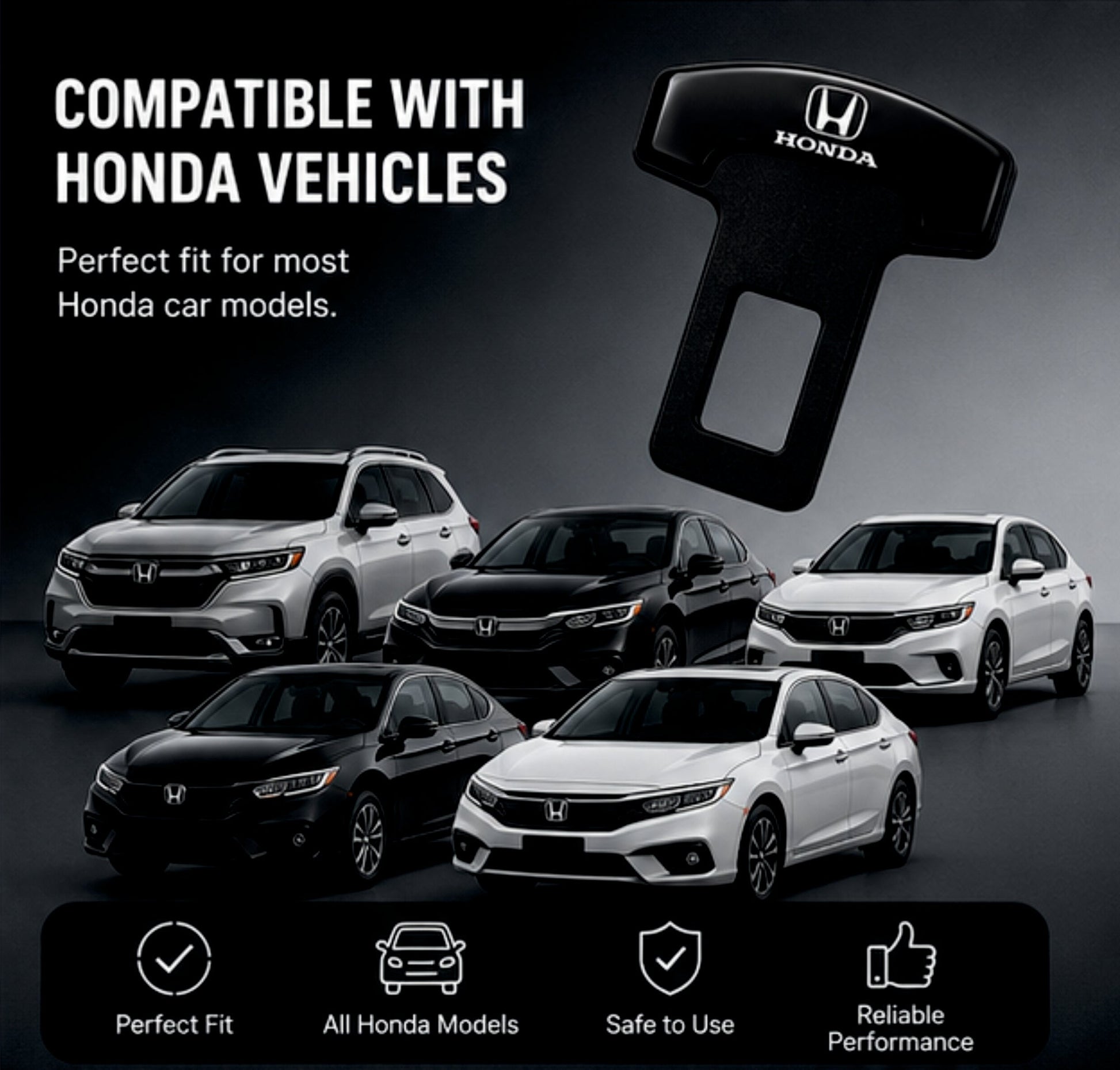 Car Seat Belt Alarm Stopper for Honda Cars - ALRM_STOPR_HONDA