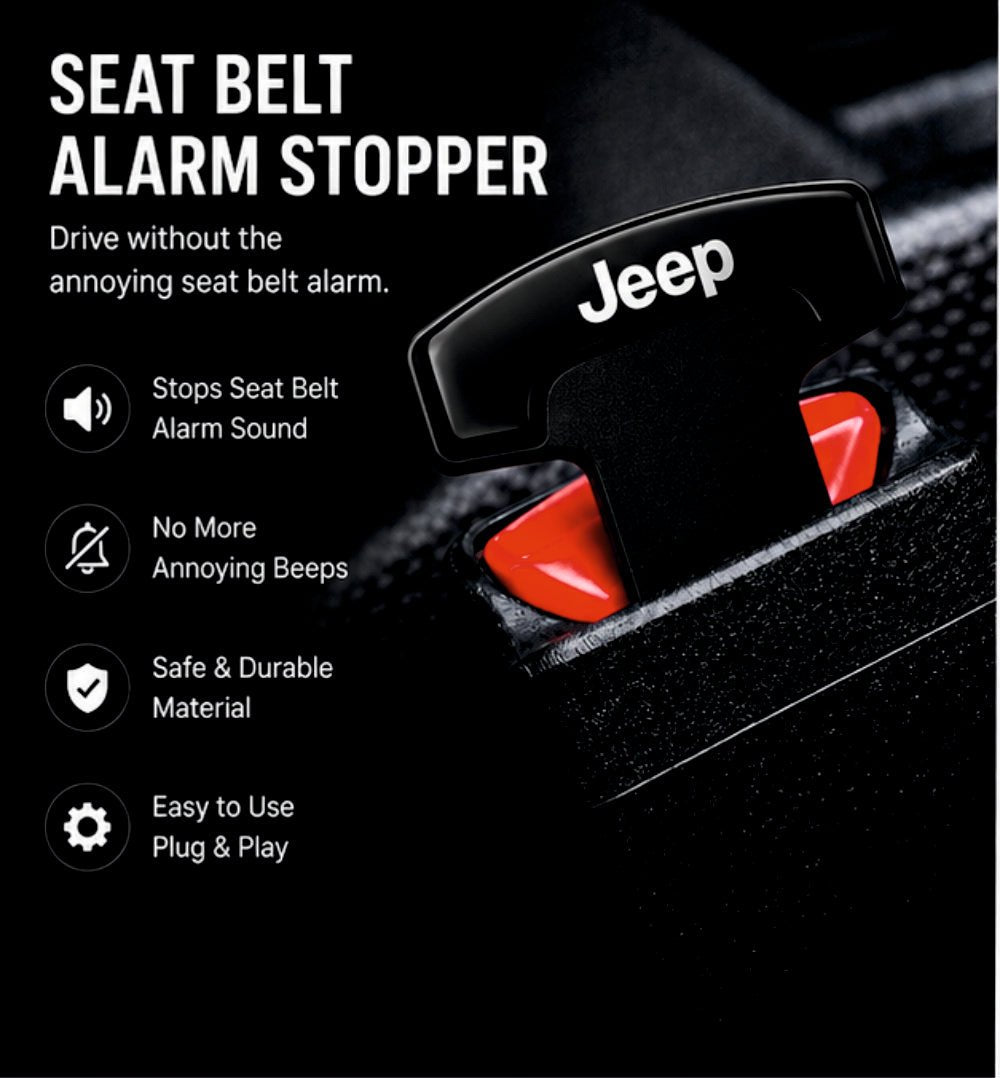 Car Seat Belt Alarm Stopper for Jeep Cars - ALRM_STOPR_JEEP
