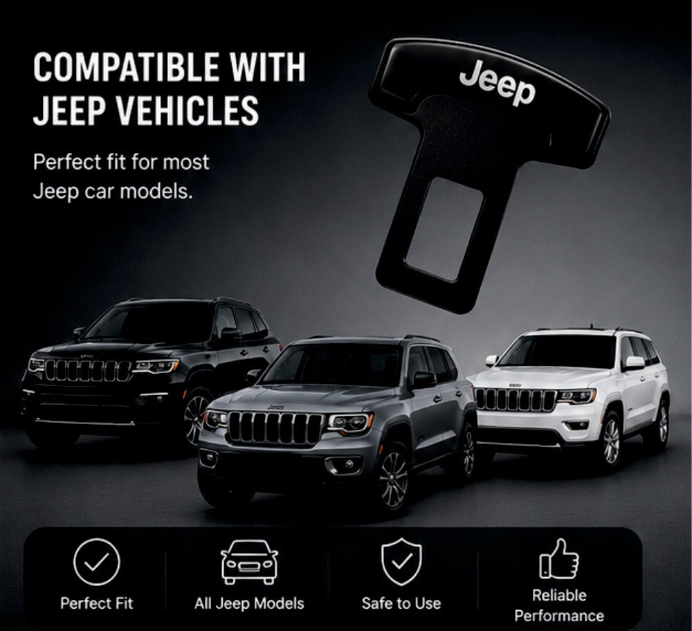 Car Seat Belt Alarm Stopper for Jeep Cars - ALRM_STOPR_JEEP