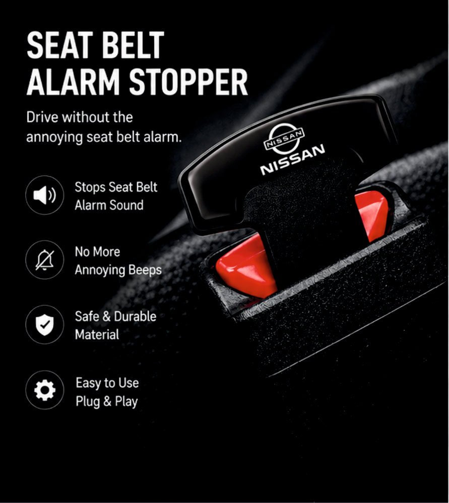 Car Seat Belt Alarm Stopper for Nissan Cars - ALRM_STOPR_NISSAN