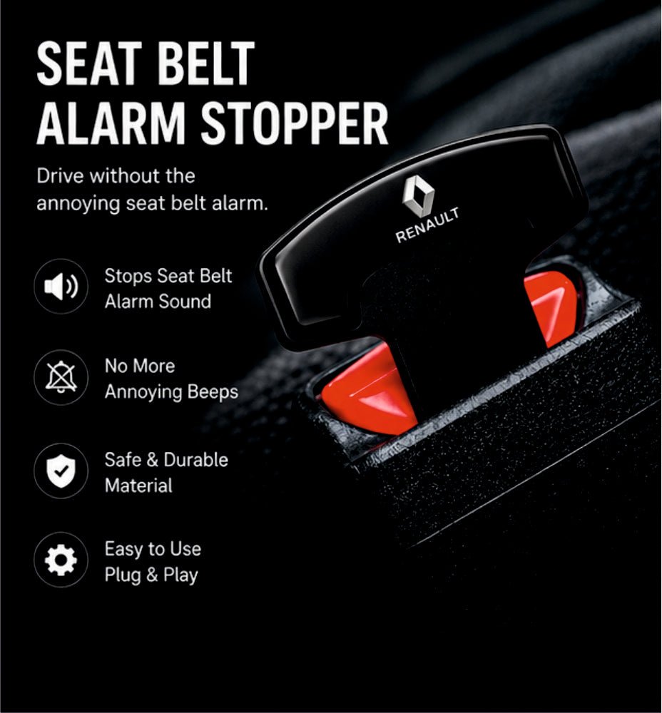 Car Seat Belt Alarm Stopper for Renault Cars - ALRM_STOPR_RENAULT