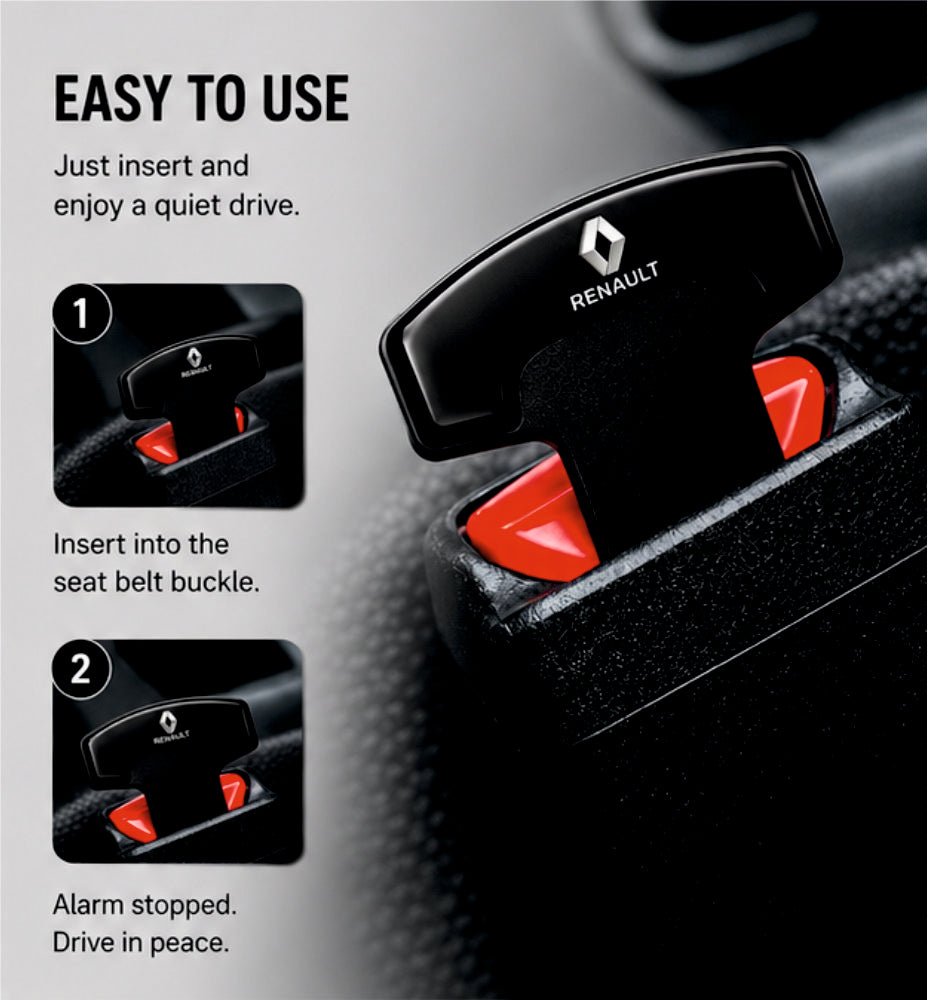 Car Seat Belt Alarm Stopper for Renault Cars - ALRM_STOPR_RENAULT