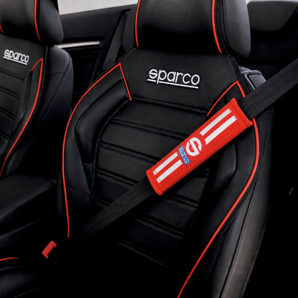 Car Seat Belt Sparco Shoulder Pad - 2 Pack -SP_SPARCO_BELT_PAD