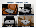 Car Seat Memory Foam Cushion For Car Seat -CUSHION_DARK_GREY
