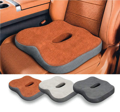 Car Seat Memory Foam Cushion For Car Seat -CUSHION_DARK_GREY