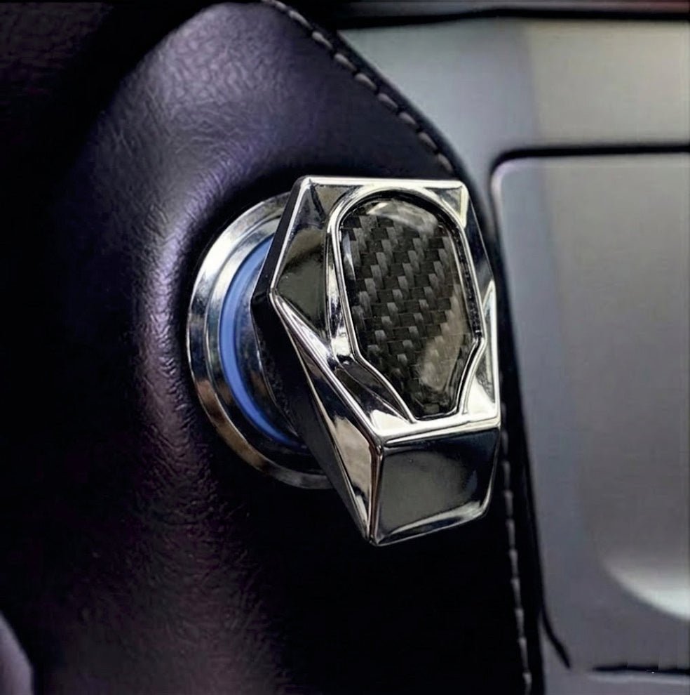 Car Start Stop Push Button Cover - SSB_COVER_CARBON_FBR