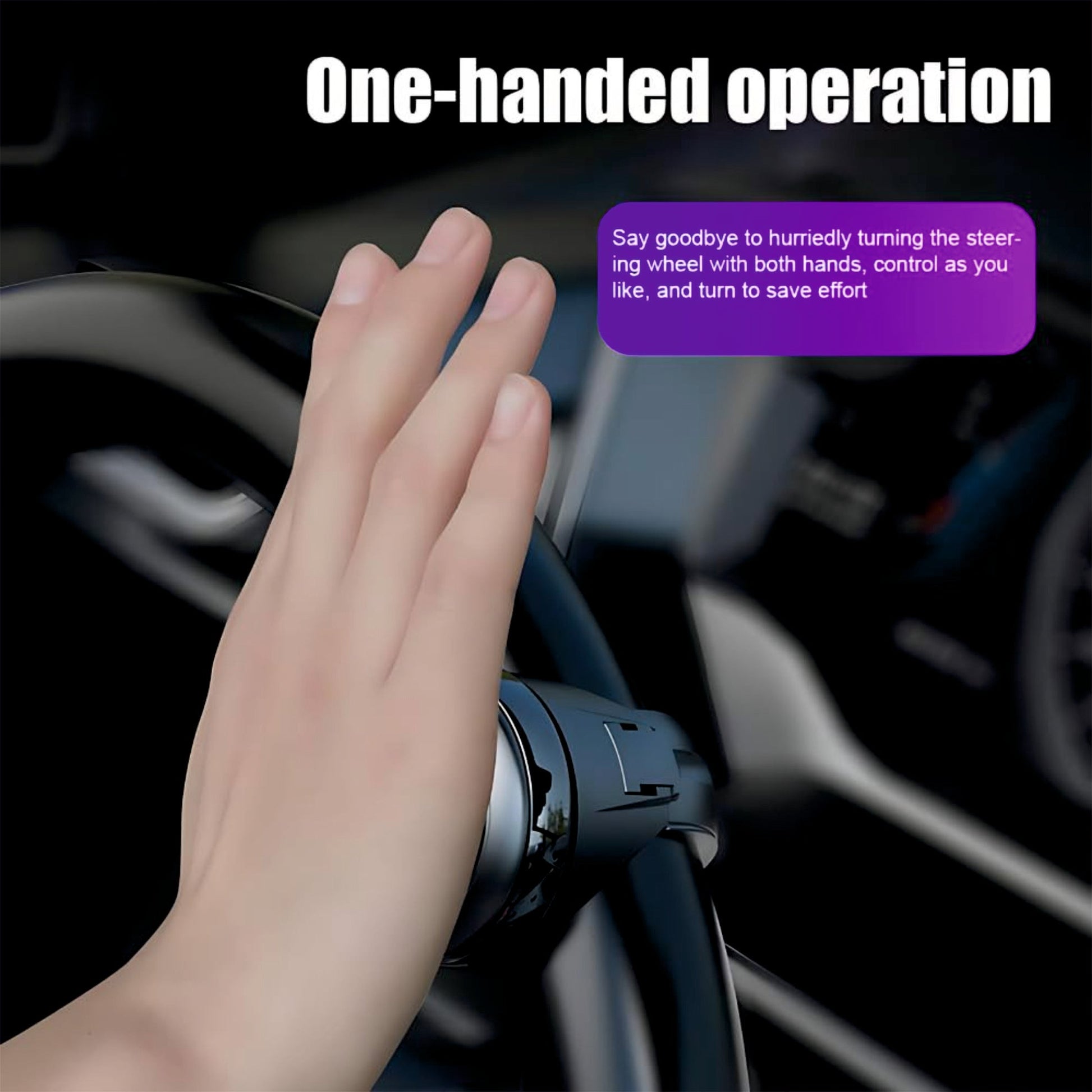 Car Steering Wheel Spinner Knob For All Cars - STEERING_SPINNER