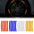 Car Wheel 3d Radium Sticker For Car & Bike Wheel Decoration Reflective Sticker - RIM_STICKER_W