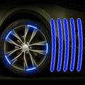 Car Wheel 3d Radium Sticker For Car & Bike Wheel Decoration Reflective Sticker - RIM_STICKER_BLU