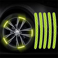 Car Wheel 3d Radium Sticker For Car & Bike Wheel Decoration Reflective Sticker - RIM_STICKER_GR