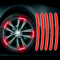 Car Wheel 3d Radium Sticker For Car & Bike Wheel Decoration Reflective Sticker - RIM_STICKER_R