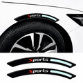 Car Wheel Arch Protector Sticker | Carbon Fiber Reflective Fender Guard -TYRE_EYEBROW_SPR_2