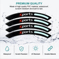 Car Wheel Arch Protector Sticker | Carbon Fiber Reflective Fender Guard -TYRE_EYEBROW_SPR_2