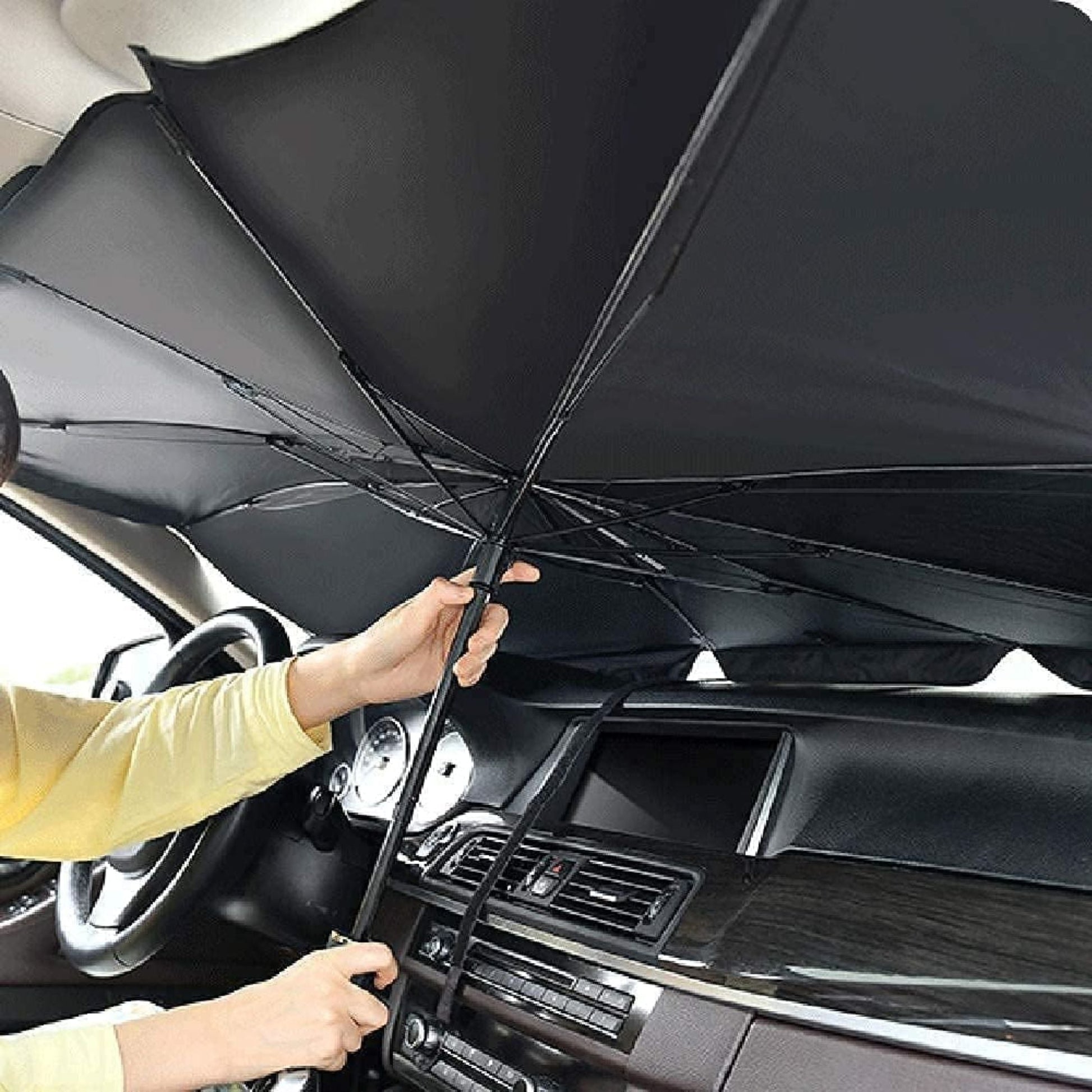 Car Windshield Sun Shade Protector Foldable - SUNSHADE_PRO